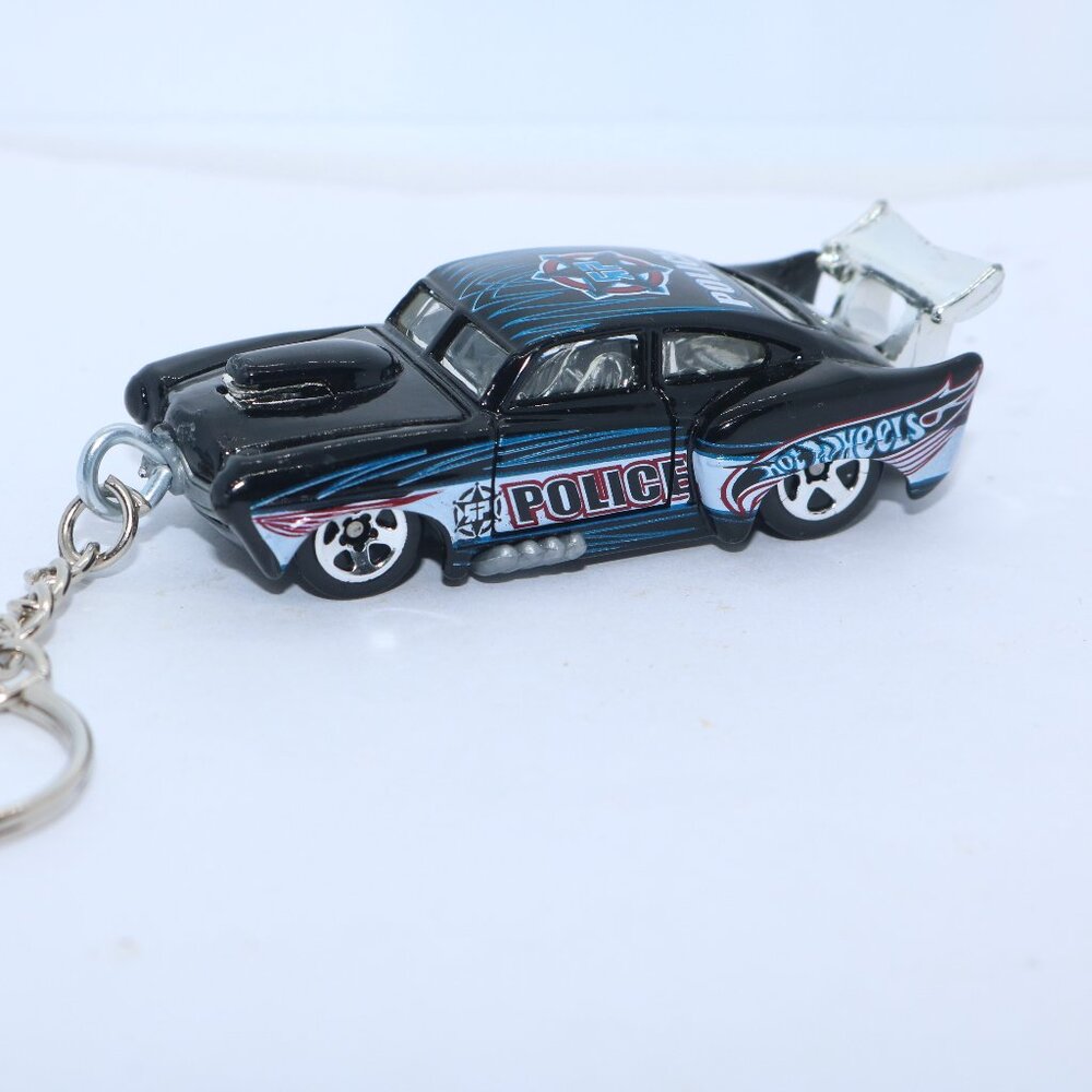 Hot Wheels 2001 Jaded Police version custom keychain 1/64 scale